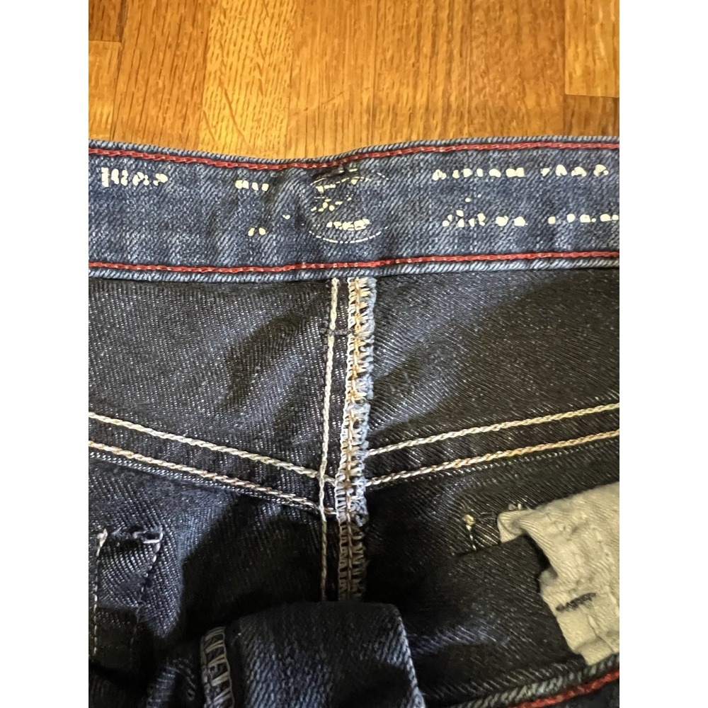 Dickies Women 10 Regular Blue Denim Stretch Bootcut Relaxed Y2K Retro‎ Jeans - Picture 5 of 9